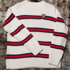PINK Victoria's Secret Sweater - Red Stripes